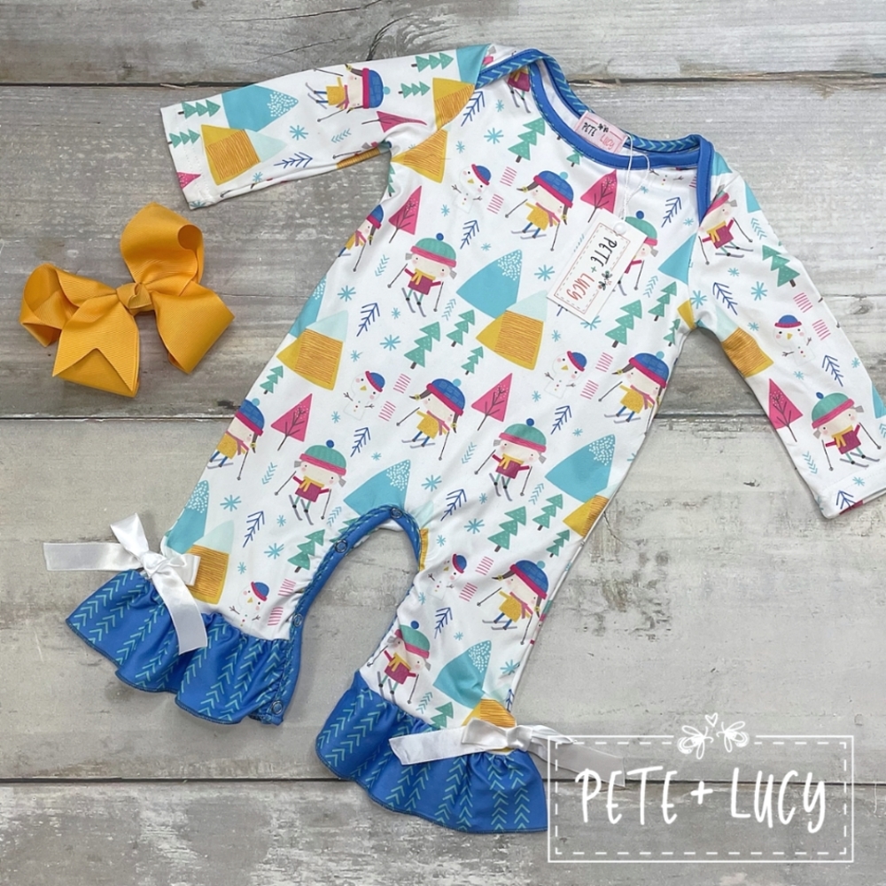 On The Slopes Infant Romper